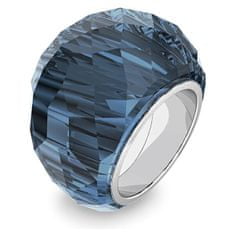 Swarovski Masívny prsteň s modrým kryštálom Nirvana 547437 (Obvod 52 mm)