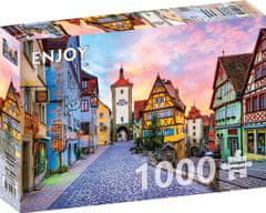 ENJOY Puzzle Staré mesto Rothenburg, Nemecko 1000 dielikov