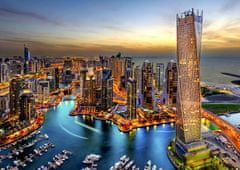 ENJOY Puzzle Dubajský prístav v noci 1000 dielikov