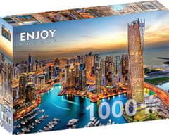 ENJOY Puzzle Dubajský prístav v noci 1000 dielikov