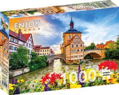 ENJOY Puzzle Staré mesto Bamberg, Nemecko 1000 dielikov