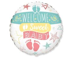 GoDan Fóliový balón 18" - Welcome Sweet Baby