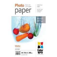 ColorWay Fotopapier Matte A4 50 ks 190g