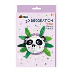 AVENIR 3D dekorácia na stenu - Panda