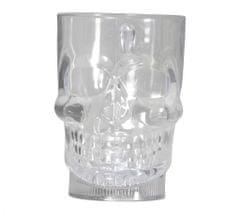 Párty pohár svietiaca lebka - kostlivec - Halloween - 10 x 14 cm - 700 ml