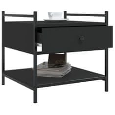 Vidaxl Konferenčný stolík čierny 50x50x50 cm kompozitné drevo