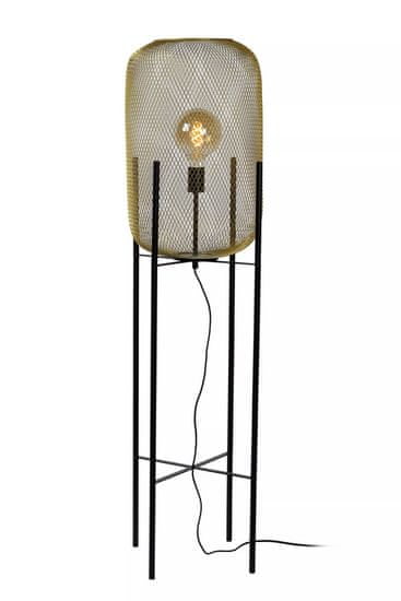 LUCIDE Stojacia lampa MESH priemer 35 cm - 1xE27 - Brass