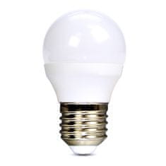 Solight LED žiarovka miniglobe matná P45 6W, E27, 6000K, 510lm
