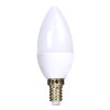 LED žiarovka sviečka matná C37 6W, E14, 4000K, 510lm