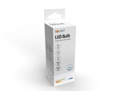 Solight LED žiarovka sviečka matná C37 6W, E14, 6000K, 510lm