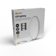 Solight LED osvetlenie s ochranou proti vlhkosti, IP54, 18W, 1530lm, 3CCT, 33cm