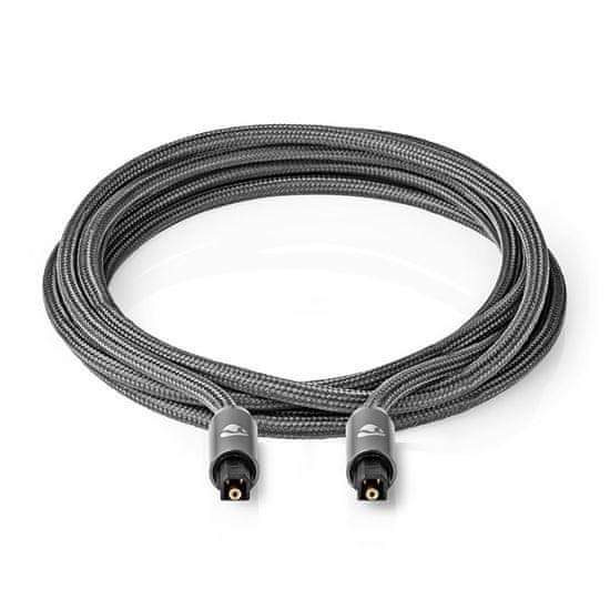 Nedis Optický audio kábel, Toslink konektor - Toslink konektor, 1m