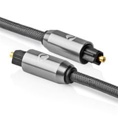 Nedis Optický audio kábel, Toslink konektor - Toslink konektor, 2m