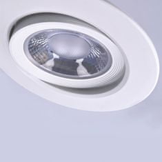 Solight LED podhľadové svetlo bodové, 5W, 400lm, 3000K, okrúhle, biele