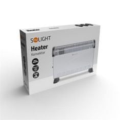 Solight Teplovzdušný konvektor 2000W, ventilátor, nastaviteľný termostat