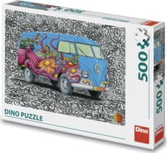 DINO Puzzle Hippies VW 500 dielikov