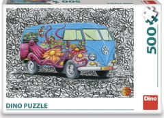DINO Puzzle Hippies VW 500 dielikov