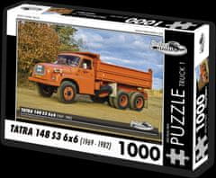 RETRO-AUTA© Puzzle TRUCK č.1 Tatra 148 S3 6x6 (1969-1982) 1000 dielikov