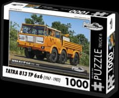 RETRO-AUTA© Puzzle TRUCK č.6 Tatra 813 TP 6x6 (1967-1982) 1000 dielikov