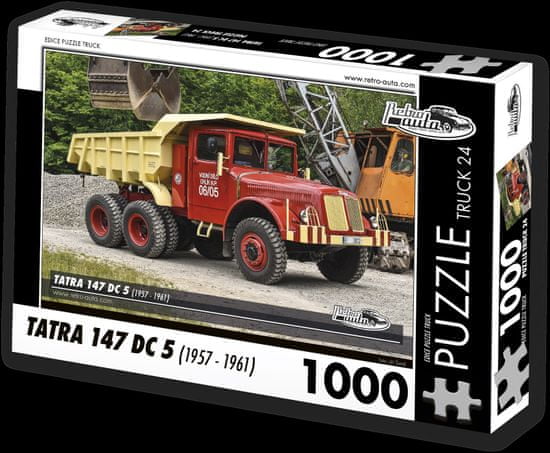 RETRO-AUTA© Puzzle TRUCK č.24 Tatra 147 DC 5 (1957-1961) 1000 dielikov