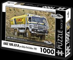 RETRO-AUTA© Puzzle TRUCK č.27 Liaz 100.55 D pre Rallye Paríž-Dakar (1985) 1000 dielikov