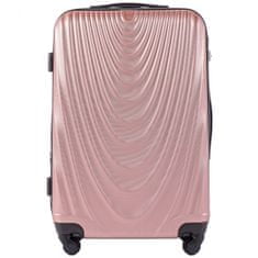 Wings Stredný cestovný kufor Wings M, ružové zlato