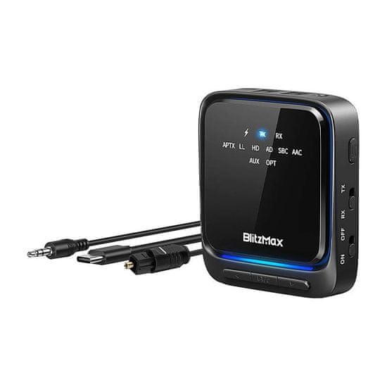 Blitzwolf Bluetooth 5.2 vysielač prijímač BlitzMax BT06