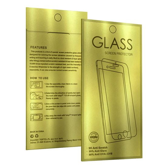 GoldGlass  Tvrdené sklo Gold pre IPHONE 15 - 15 PRO