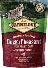 Carnilove Cat Grain Free Duck&Pheasant Adult Hairball Control 400g