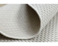 Dywany Łuszczów Kusový koberec Timo 6272 White kruh – na von aj na doma 120x120 (priemer) kruh