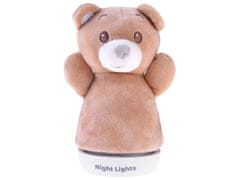 Mamido Nočná lampička plyšový medvedík
