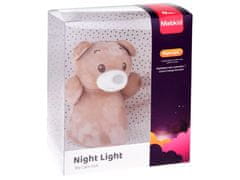 Mamido Nočná lampička plyšový medvedík
