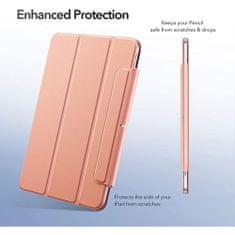 ESR Rebound Magnetic puzdro na iPad Air 4 2020 / 5 2022, ružové