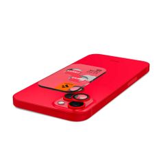 Spigen Ez Fit Optik 2x ochranné sklo na kameru na iPhone 14 / 14 Plus / 15 / 15 Plus, červené