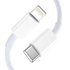 Tech-protect C35W sieťová nabíjačka 2x USB-C 35W + kábel USB-C / Lightning, biela