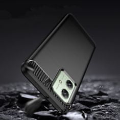 Tech-protect Carbon kryt na Motorola Moto G54 5G, čierny