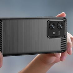 Tech-protect Carbon kryt na Motorola Edge 40 Neo, čierny