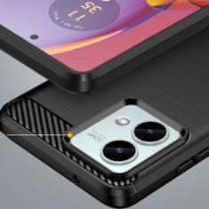 Tech-protect Carbon kryt na Motorola Moto G84 5G, čierny