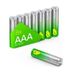 GP alkalická batéria 1,5 V AAA (LR03) Super 8ks (6+2 ZADARMO)