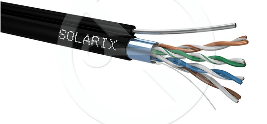 Solarix SXKD-5E-FTP-PE-SAM - venkovní, samonosný, 305m/cívka, Fca