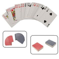 KIK KX4409 Pokerová sada v kufríku 500 žetónov 2 balíčky kariet