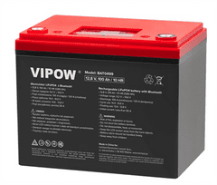 vipow Batéria LiFePO4 12,8V 100Ah VIPOW BAT0499 Bluetooth