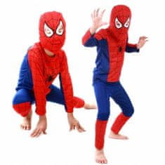 Detský kostým Spiderman s vystrelovákom 110-122 M
