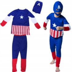 bHome Detský kostým Kapitán Amerika 98-104 S