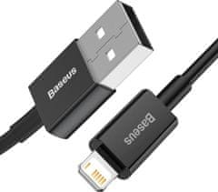 Noname Baseus Lightning Superior Series cable, Fast Charging, Data 2.4A, 2m Black (CALYS-C01)