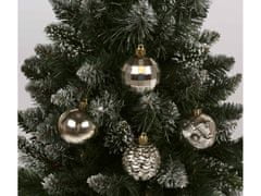 sarcia.eu Zlaté vianočné čačky, sada čačky, ozdoby na vianočný stromček 6 cm, 16 ks. 1 balik