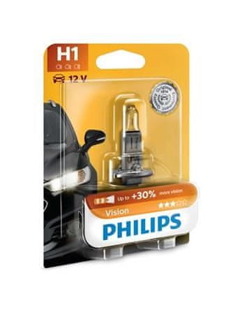 Philips Autožiarovka H1 12258PRB1, Vision H1, 1 ks v balení
