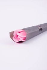 Medvídárek Mydlová ruža 5ks v darčekovom balení - ružová