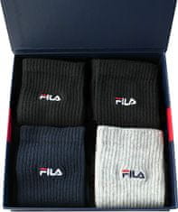 FILA 4 PACK - pánske ponožky FB4405/4-999 (Veľkosť 43-46)