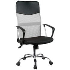 Akord Kancelárska stolička FULL na kolieskach čierna/sivá